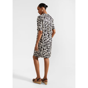 Hobbs Lucille Mandarin Collar Tunic Dress